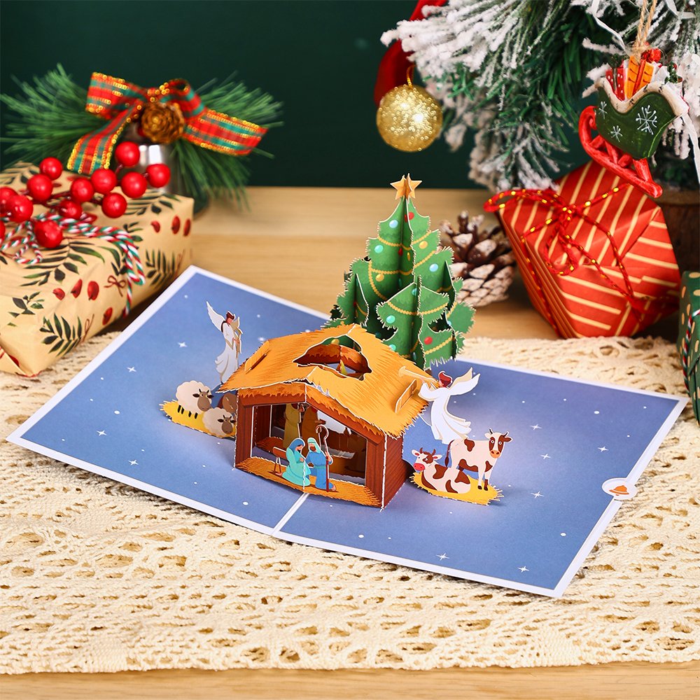 Nativity 3D Pop Up Card