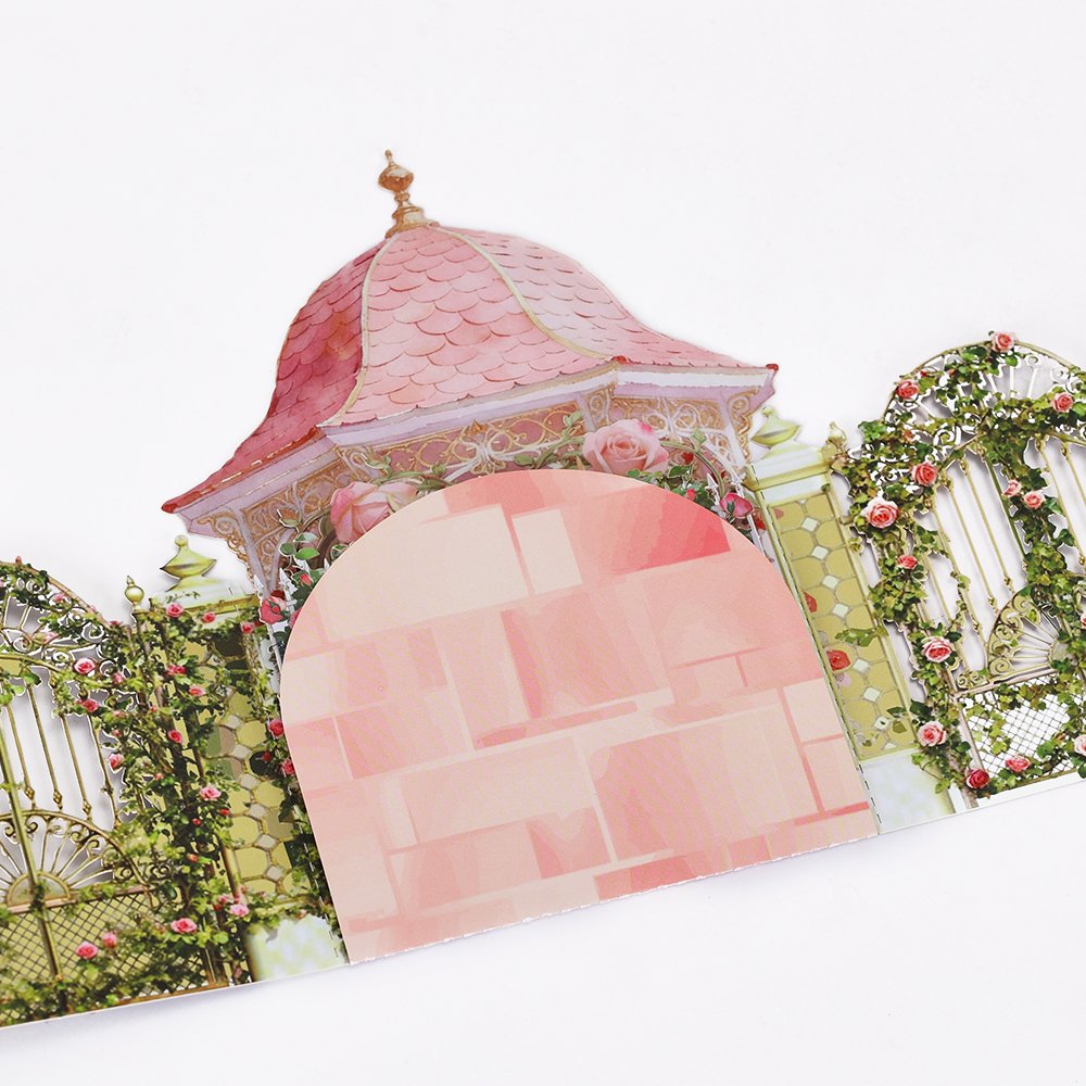 Cupid Rose Garden Valentine's Day Greeting Card