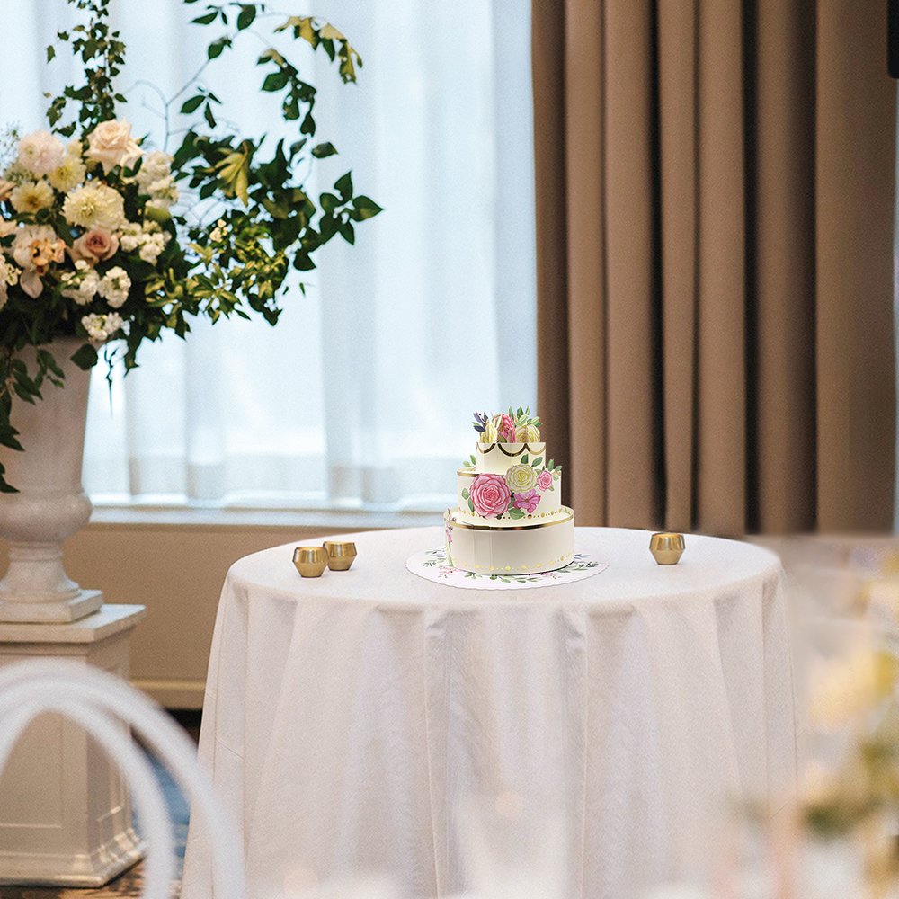 Floral Wedding Cake 3D Pop Up Card