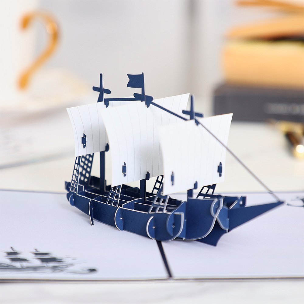 Sailboat 3D Pop Up Card