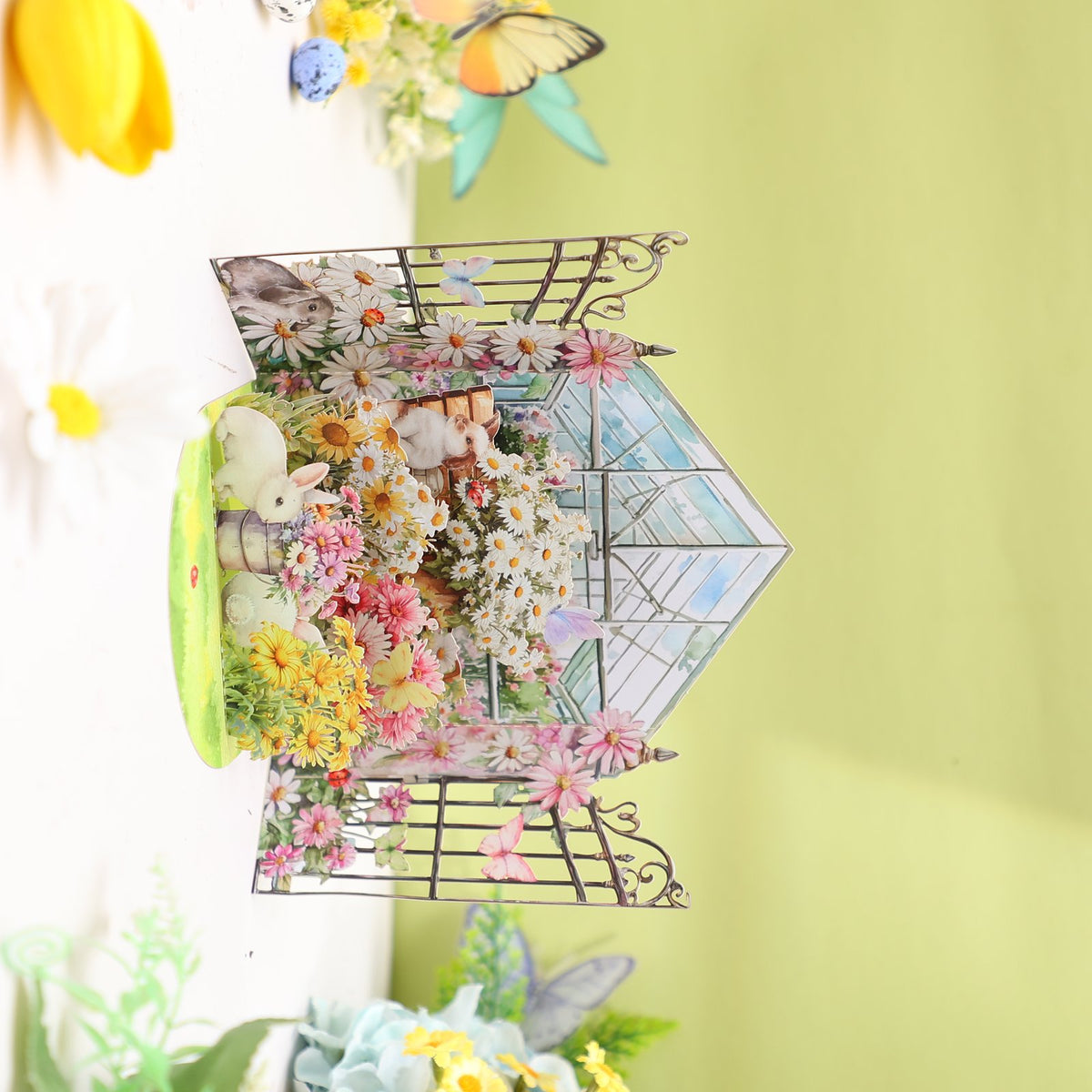 Flower Trellis Gazebo 3D Pop Up Card