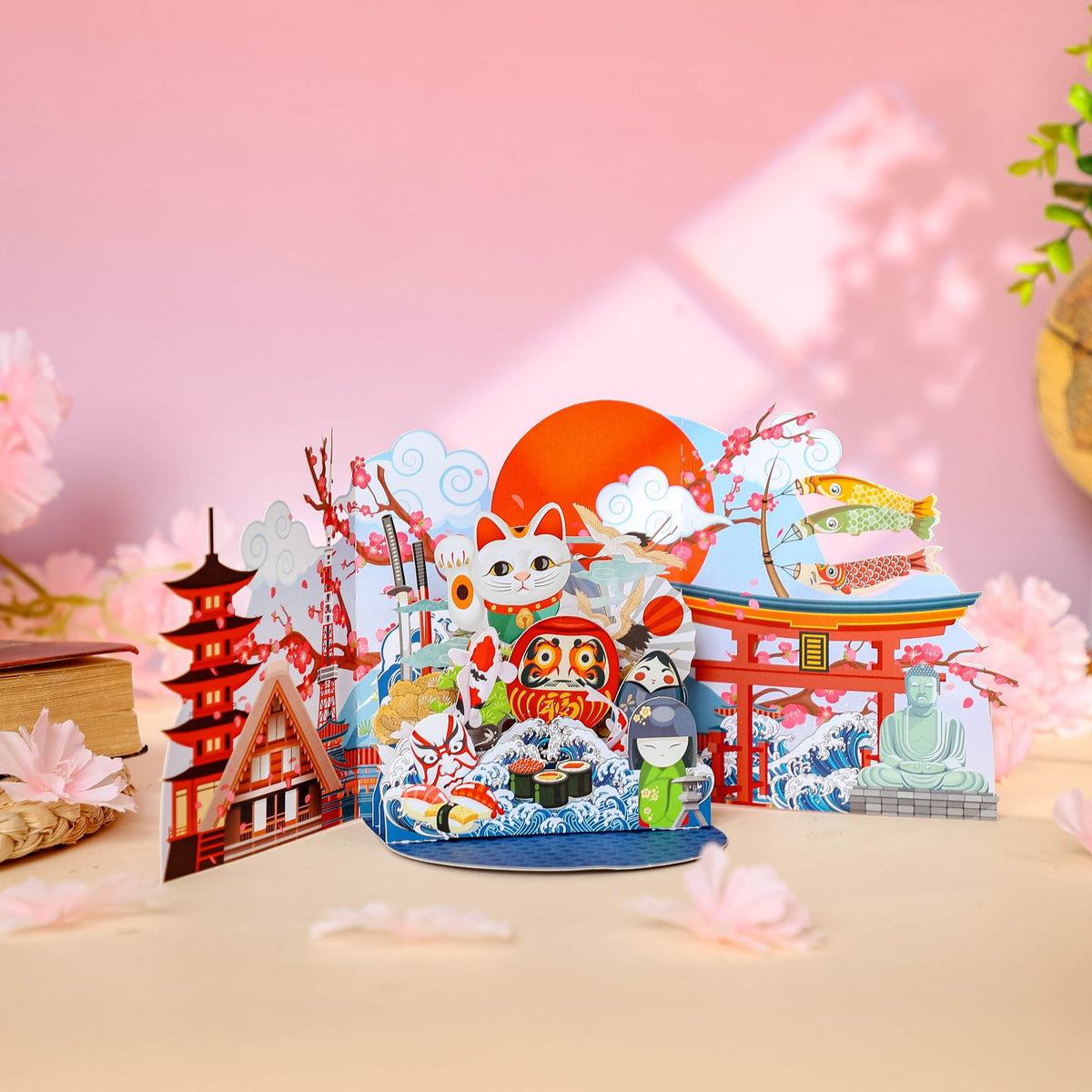 Japan City 3D Pop Up Card