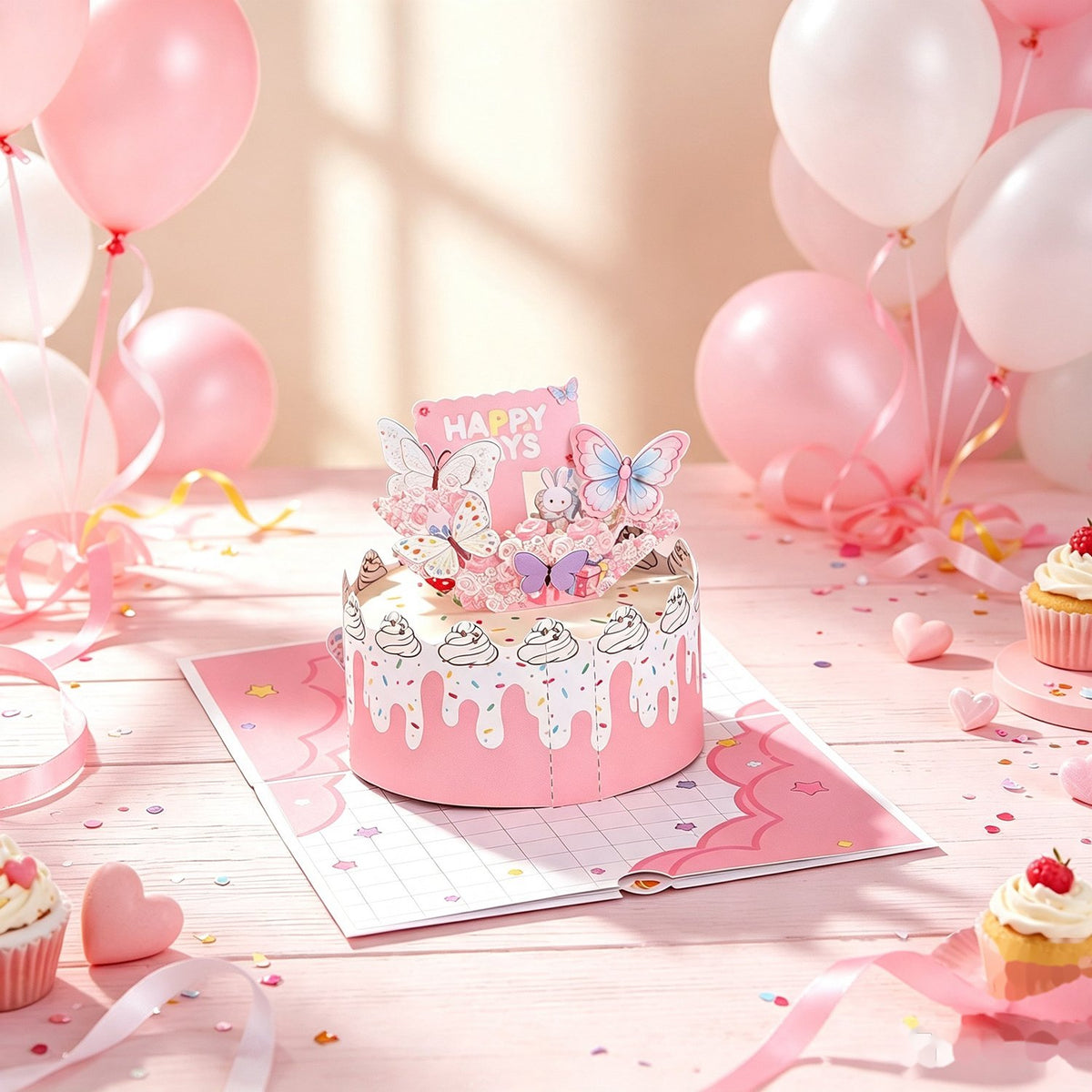 Cake 3D Pop Up Card