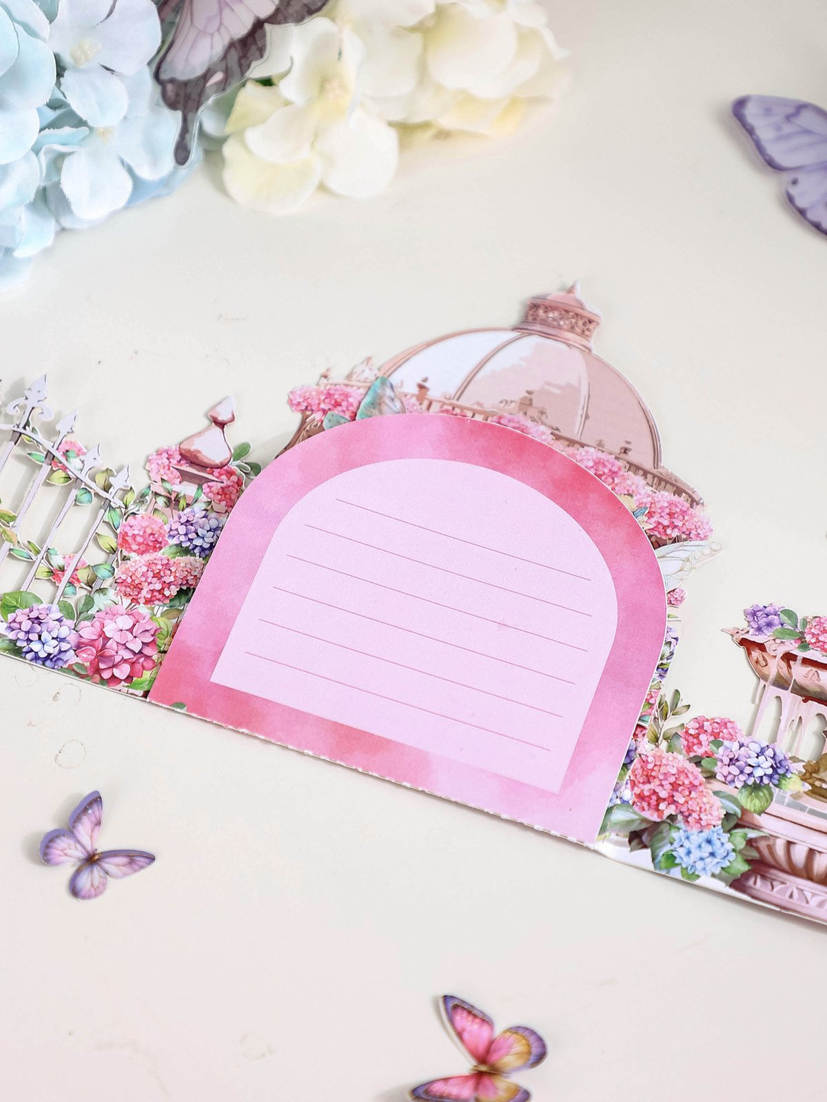 Leprechaun Garden Afternoon Tea 3D Pop Up Card