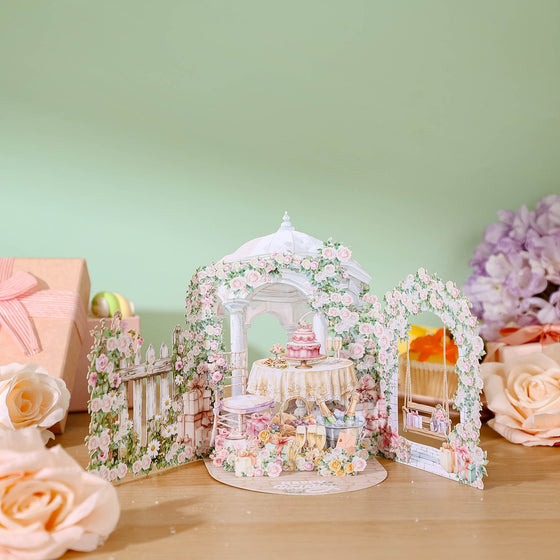 Garden Gazebo Wedding 3D Pop Up Card