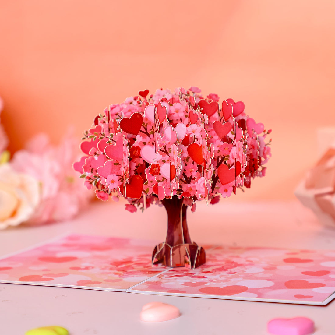 Custom pop-up wedding invitations