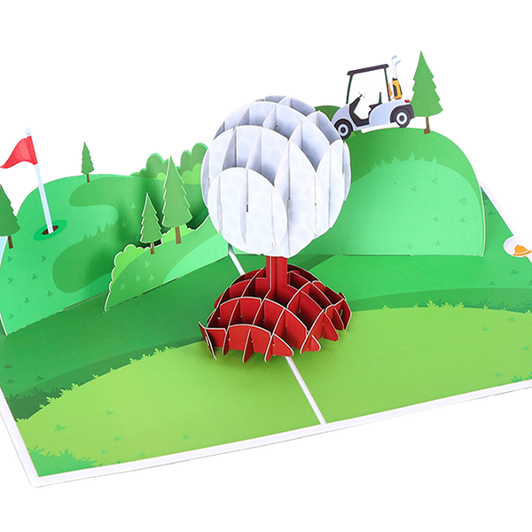 180° Insertion Turn Diagram 3D Pop-up Card