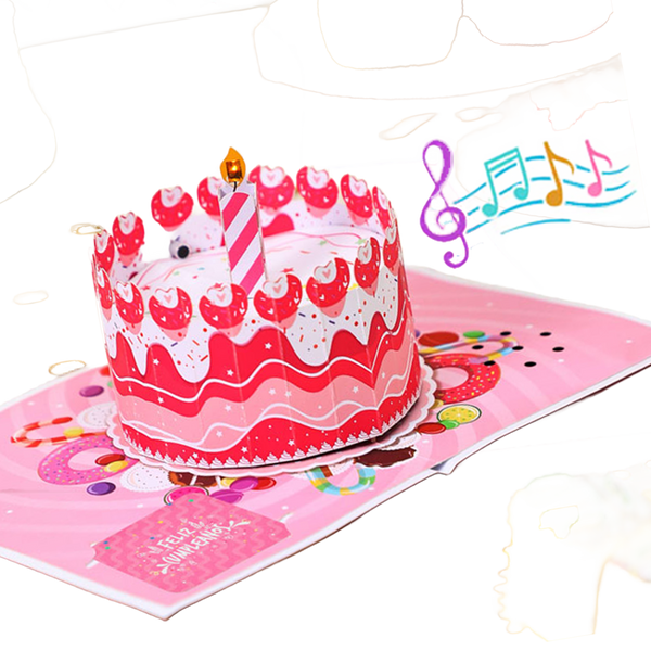 180° Light & Music 3D Pop-up Card