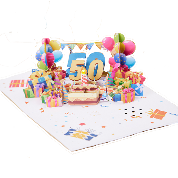 3D Anniversary Pop Up Card