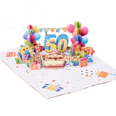 3D Anniversary Pop Up Card