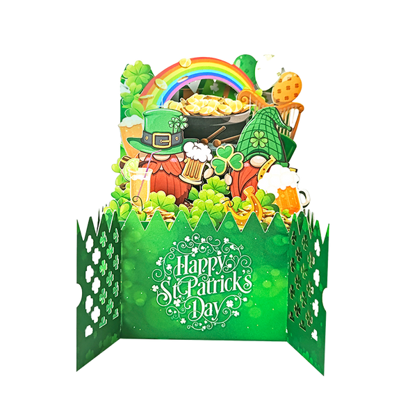 3D St. Patrick's Day Pop Up Card