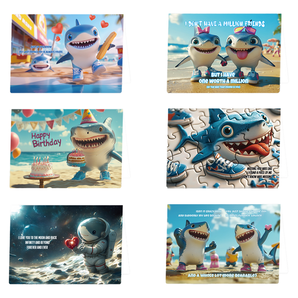 2D Flat Greeting Card