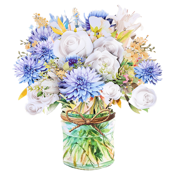 3D Kettle Shape Flower Bouquet