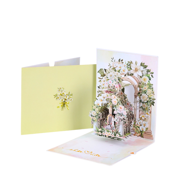 3D Wedding Pop Up Card