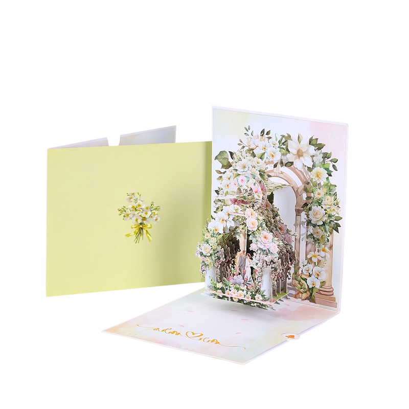 3D Wedding Pop Up Card
