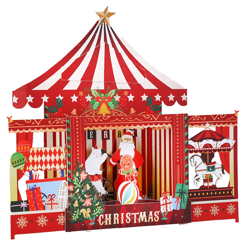 Stretchable Theatre 3D Pop-up Card