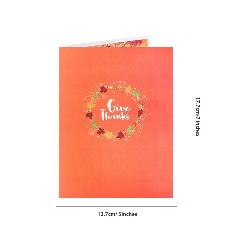Universal Thanksgiving Thank You Pop Up Card