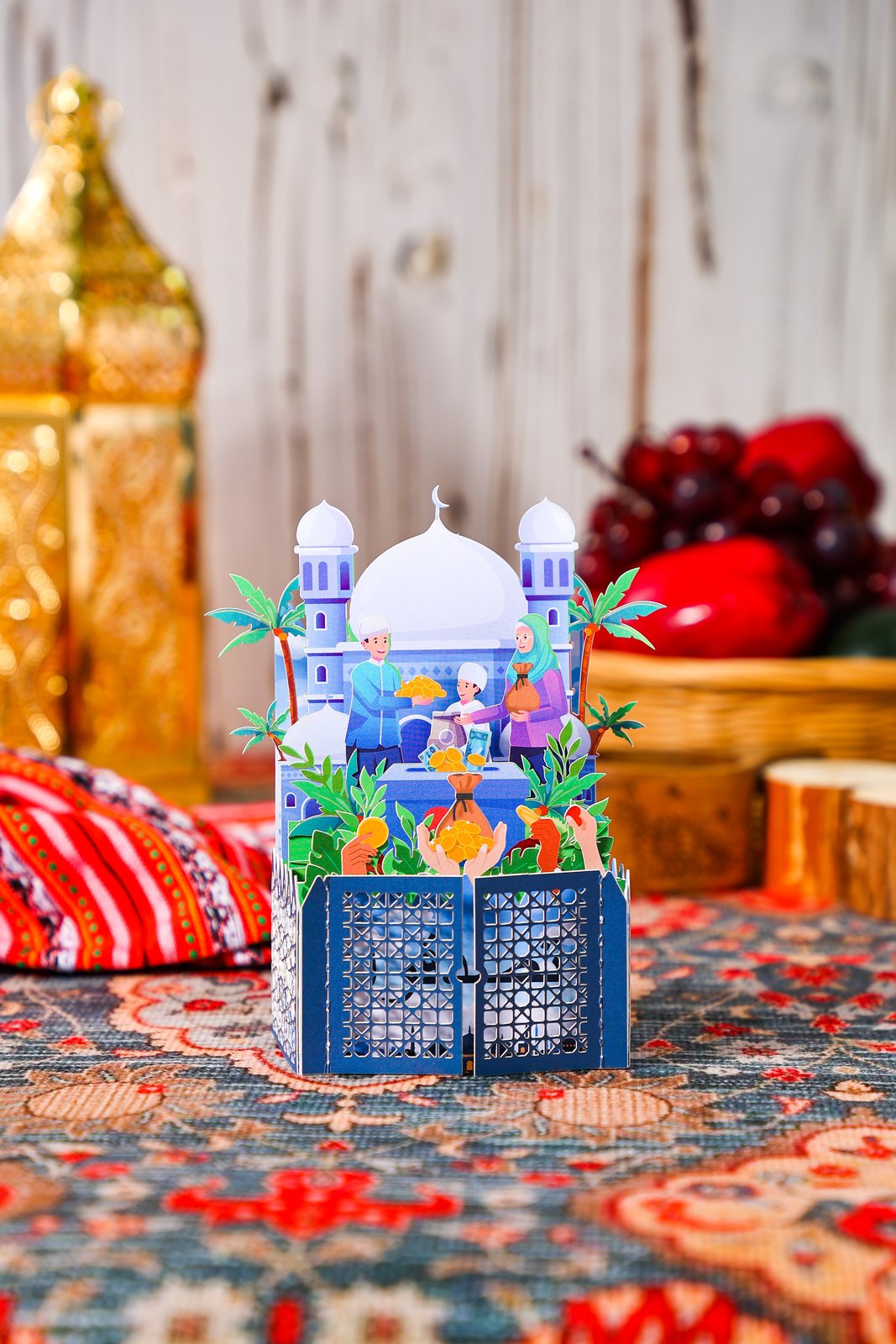 Muslim Eid Mubarak 3D Pop Up Card