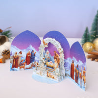 Church Stained Glass Window 3D Pop Up Card