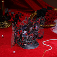 Black Rose Double Door Pop Up Card