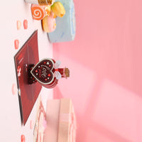 Heart Potion Bottle 3D Pop Up Card