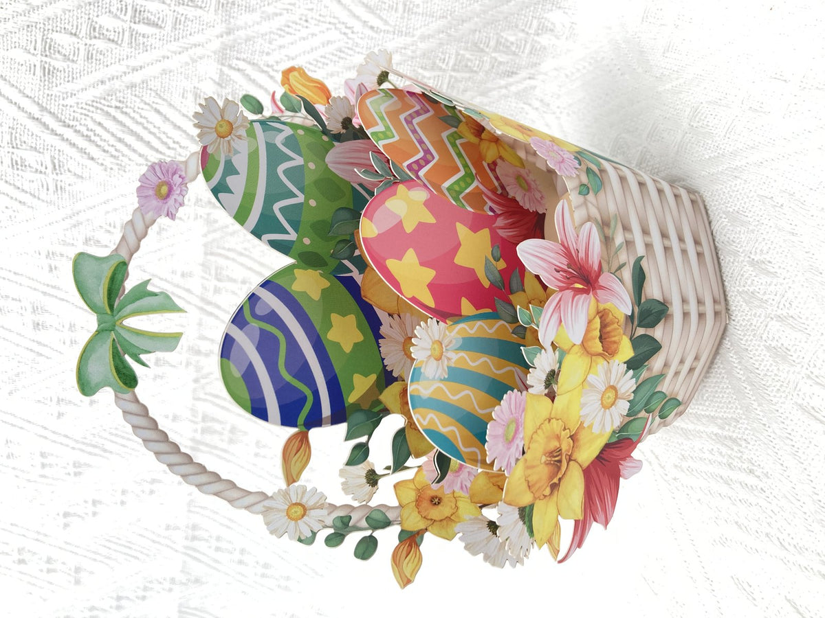 Easter Basket Pop Up Card