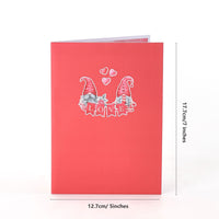 Valentine's Day Gnome 3D Pop Up Card