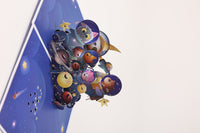 Space Animals Music 3D Pop Up Card