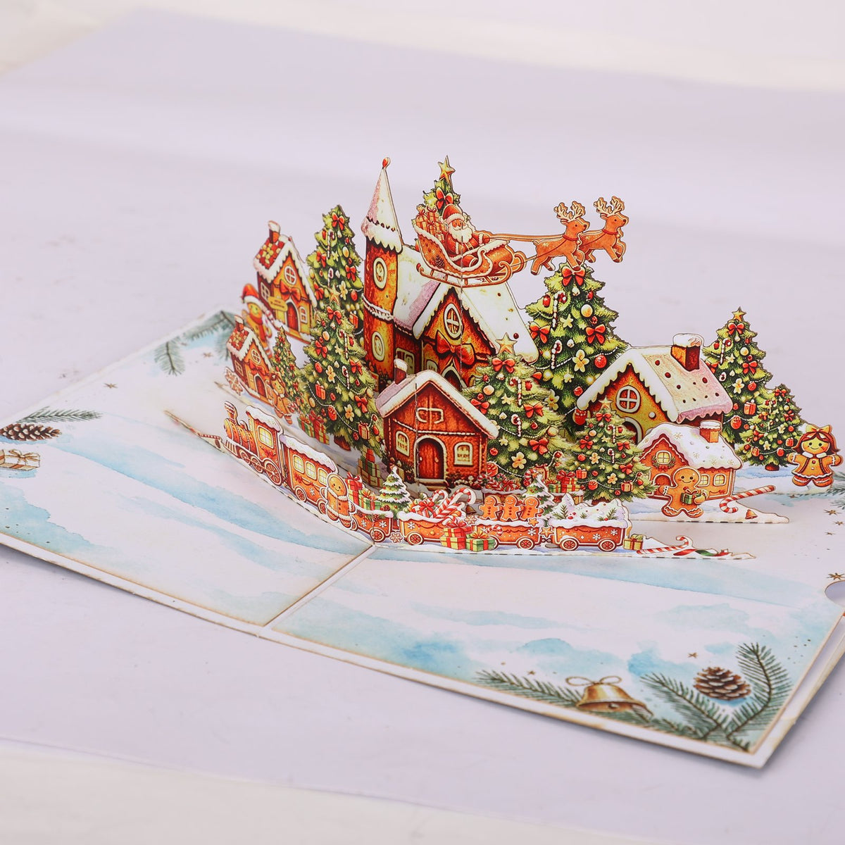 Christmas Gingerbread House Greeting Card