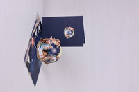 Round Nativity Greeting Card