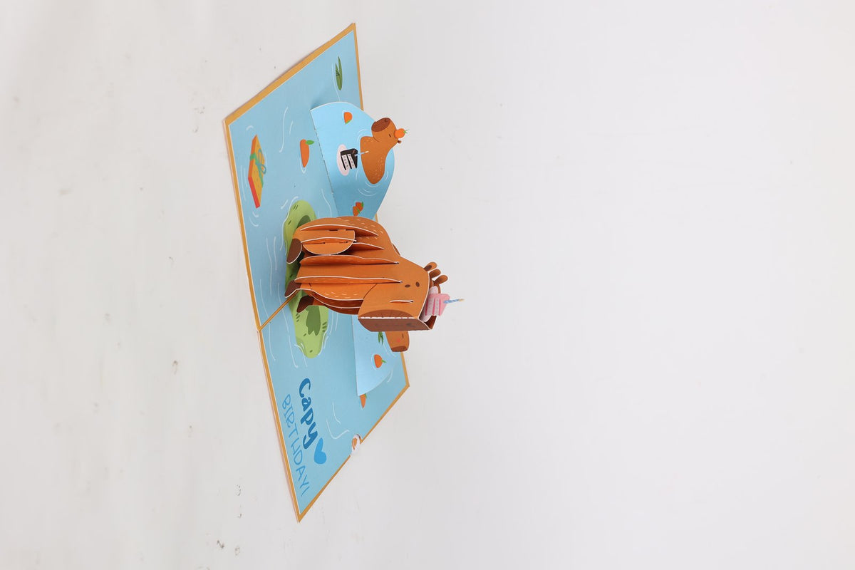 Capybara Greeting Card