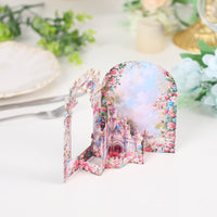 Romantic Garden Castle Greeting Card
