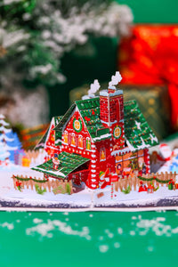 Christmas House 3D Pop Up Card