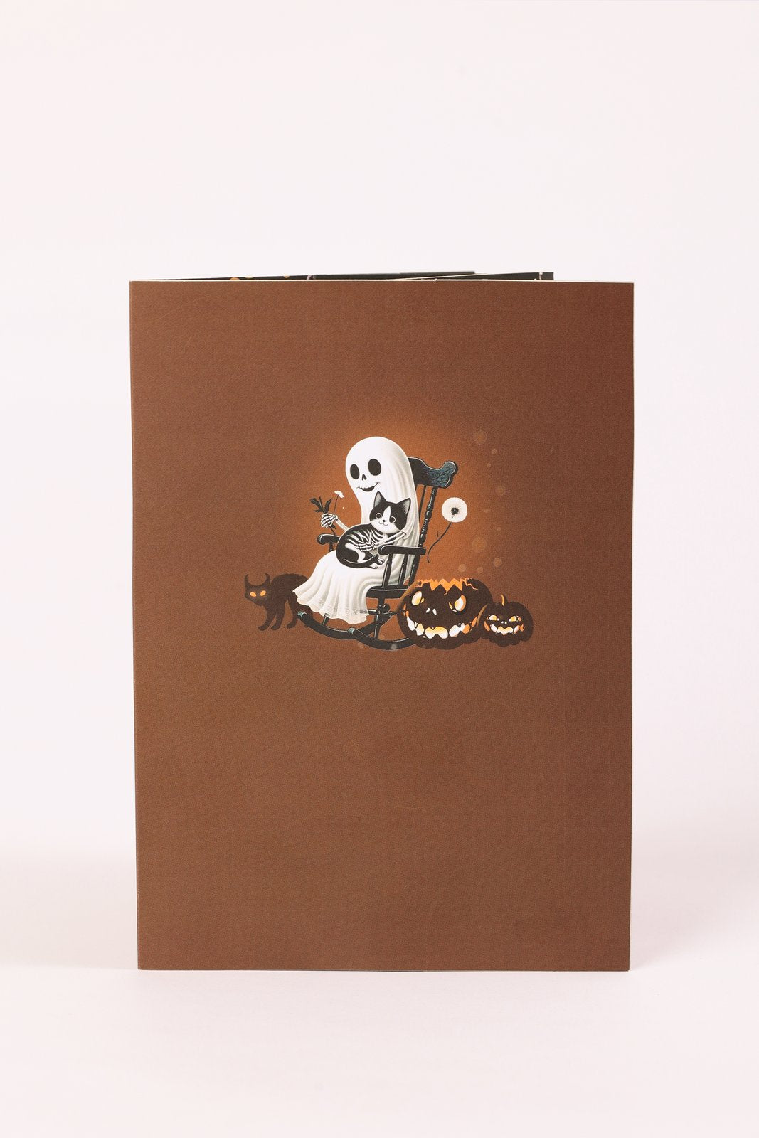 Hollow-Out Black Cat 3D Pop Up Card
