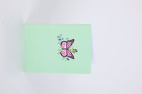 Butterfly Floral Branch Greeting Card