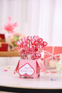 Valentine's Day Flower Box Card