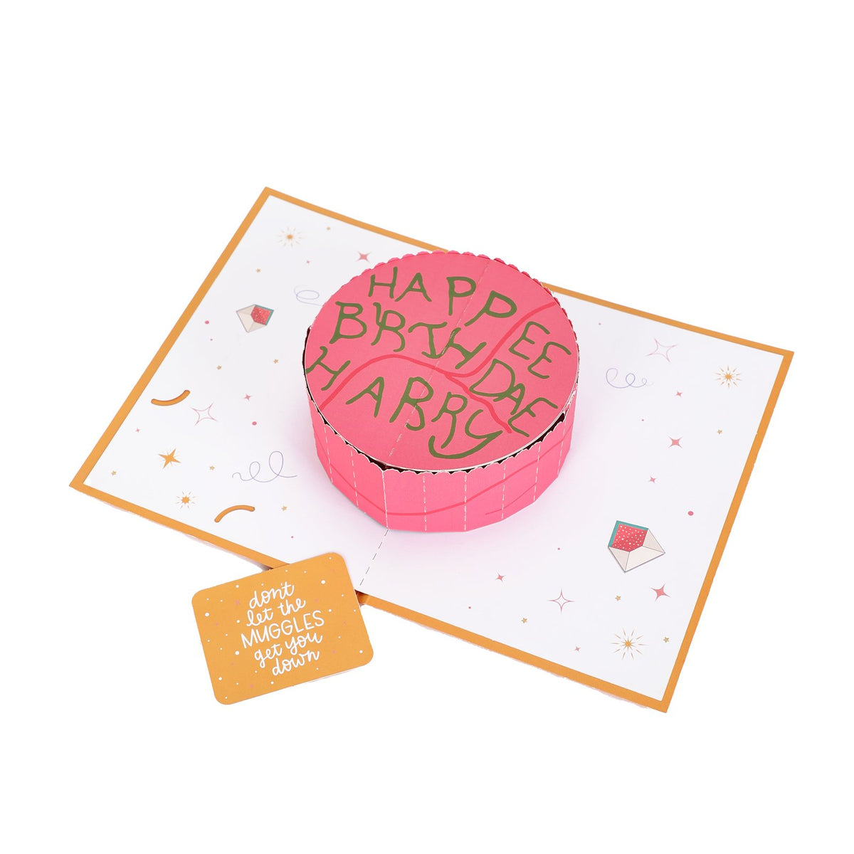 Magic Birthday Cake 3D Pop Up Card