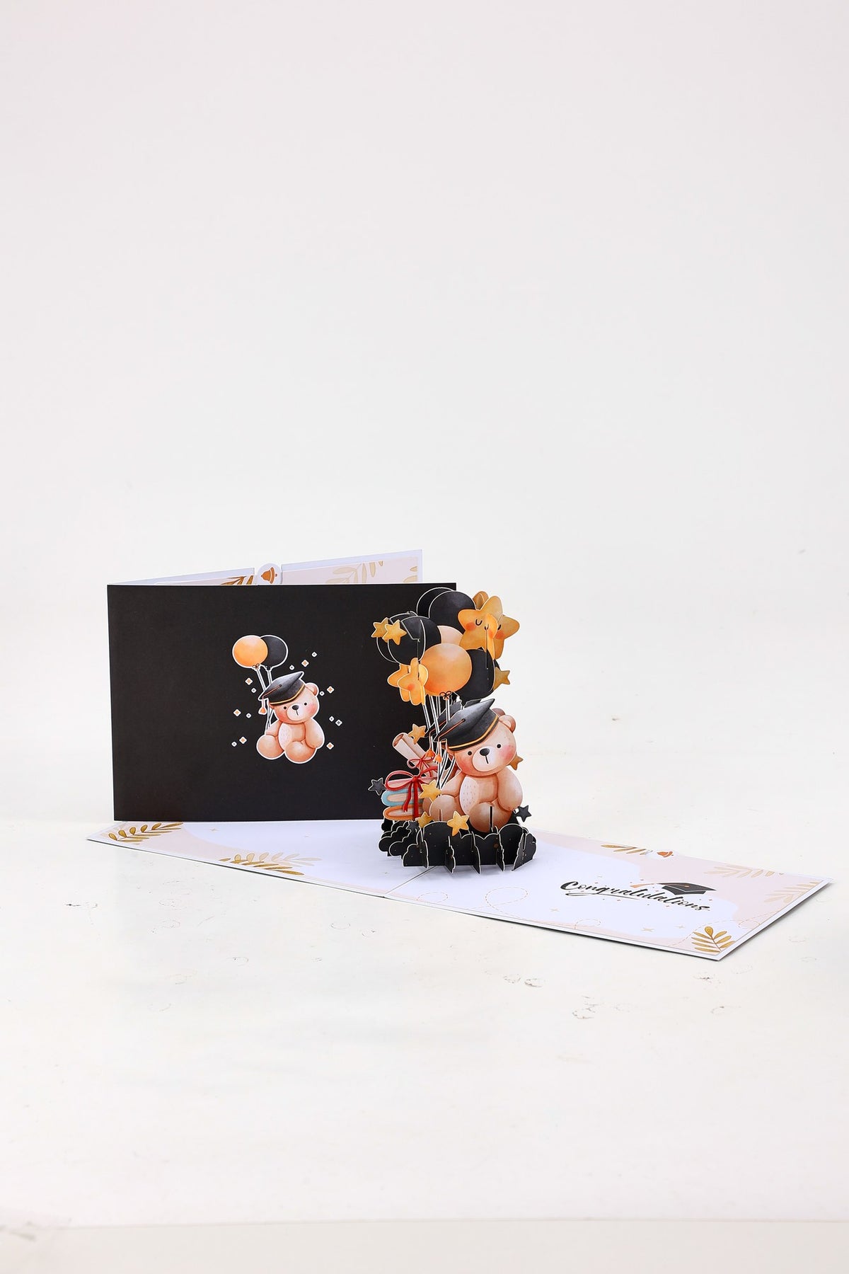 Graduation Season Little Bear Pop Up Card