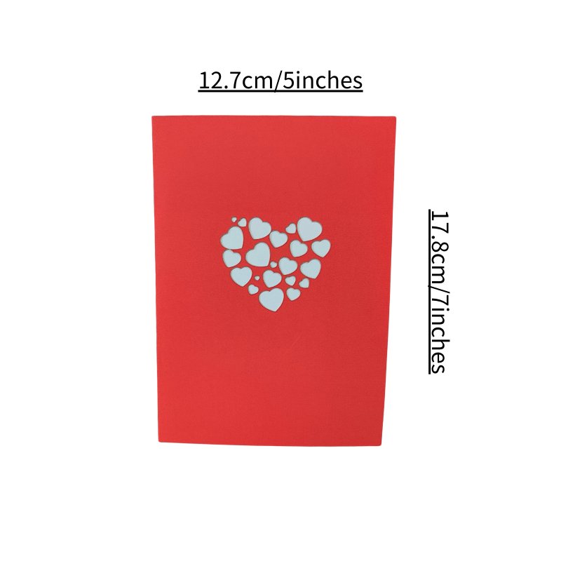 Love You More Heart Greeting Card