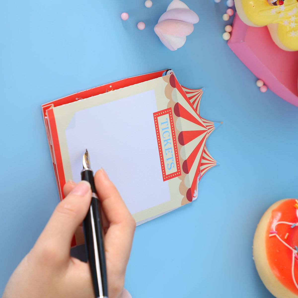 Circus Birthday Cake Greeting Card