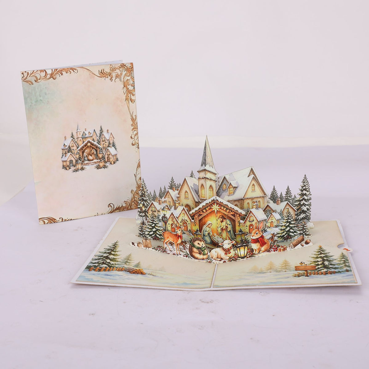 Nativity House Greeting Card