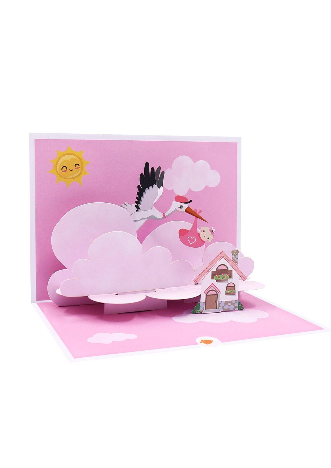 Baby Shower 3D Pop Up Card