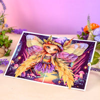 Angel Birthday Greeting Card Fairy