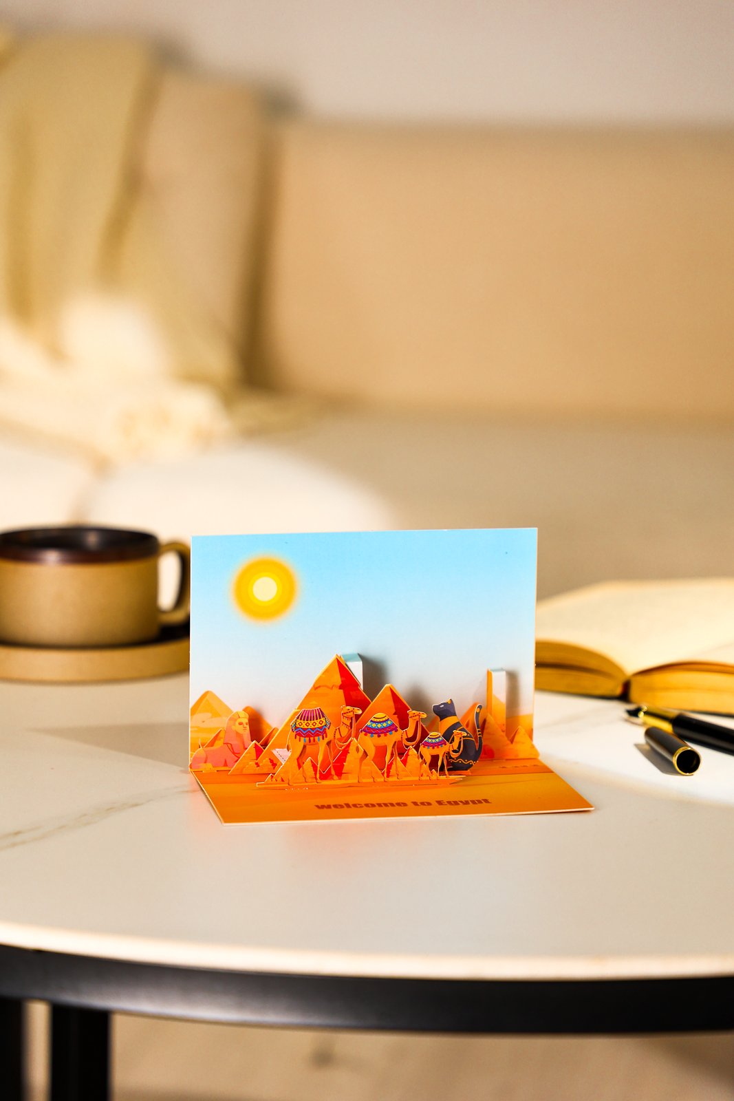 Egypt Scenery 3D Pop Up Card