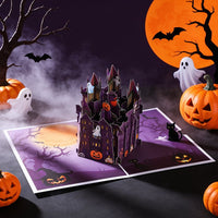 Halloween Castle 3D Pop Up Card