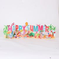 Summer Happy Slim Card