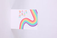Rainbow Blessings Flip Pop Up Card