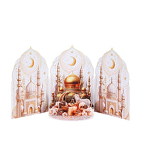 Eid Mubarak Double Door Architecture 3D Pop Up Card