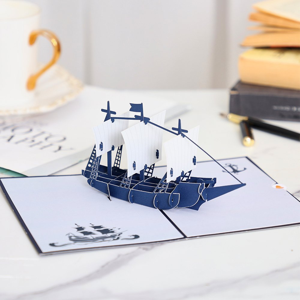 Sailboat 3D Pop Up Card