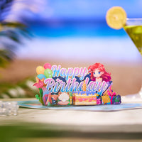 Mermaid Birthday Greeting Card